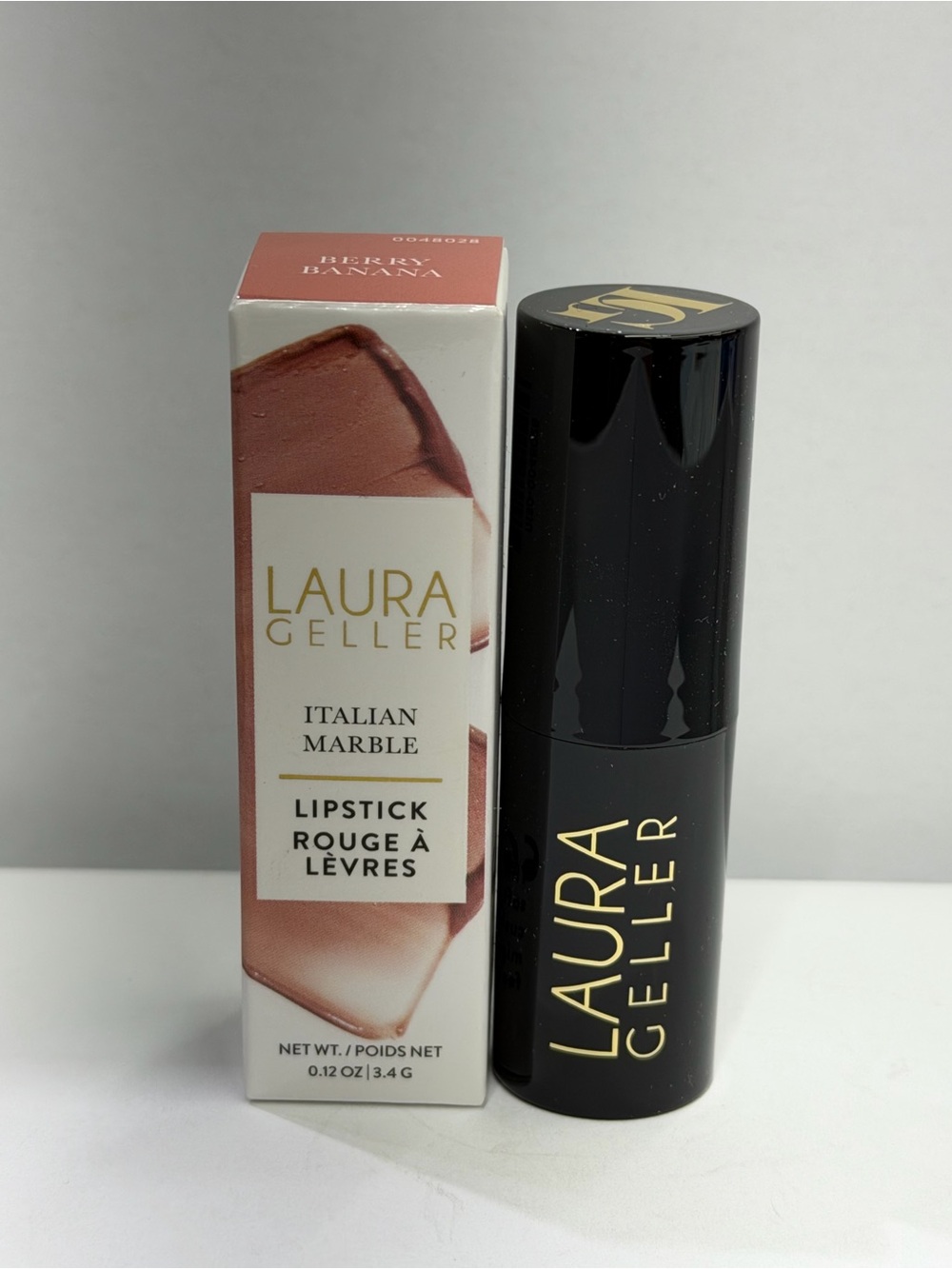 Laura Geller Italian Marble Lipstick Berry Banana 0.12 oz Full Size NIB
